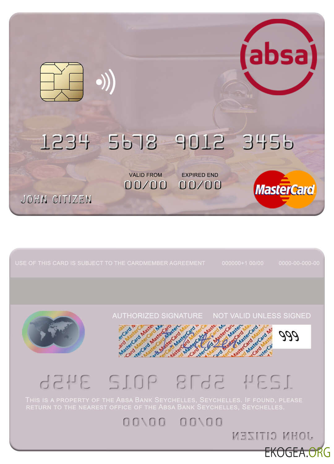 Seychelles Absa Bank Seychelles mastercard 1 template Seychelles Absa Bank Seychelles mastercard 1 template